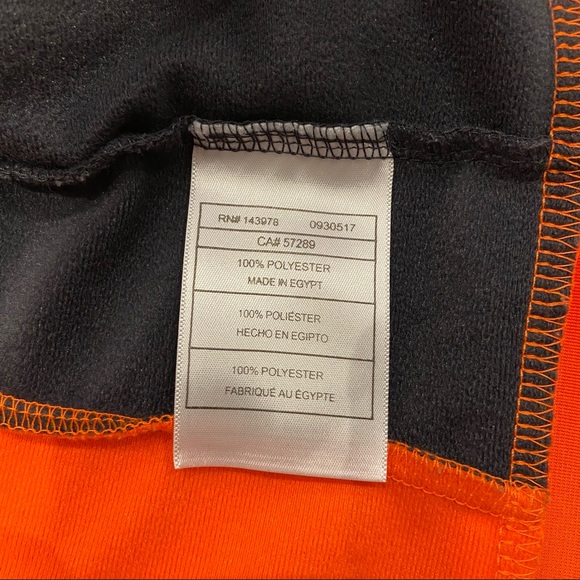 Puma Kids Orange Track Jacket - Kid Size 5 - Picture 7 of 7